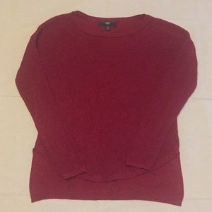 Mossimo Red Burgundy Sweater SZ XS